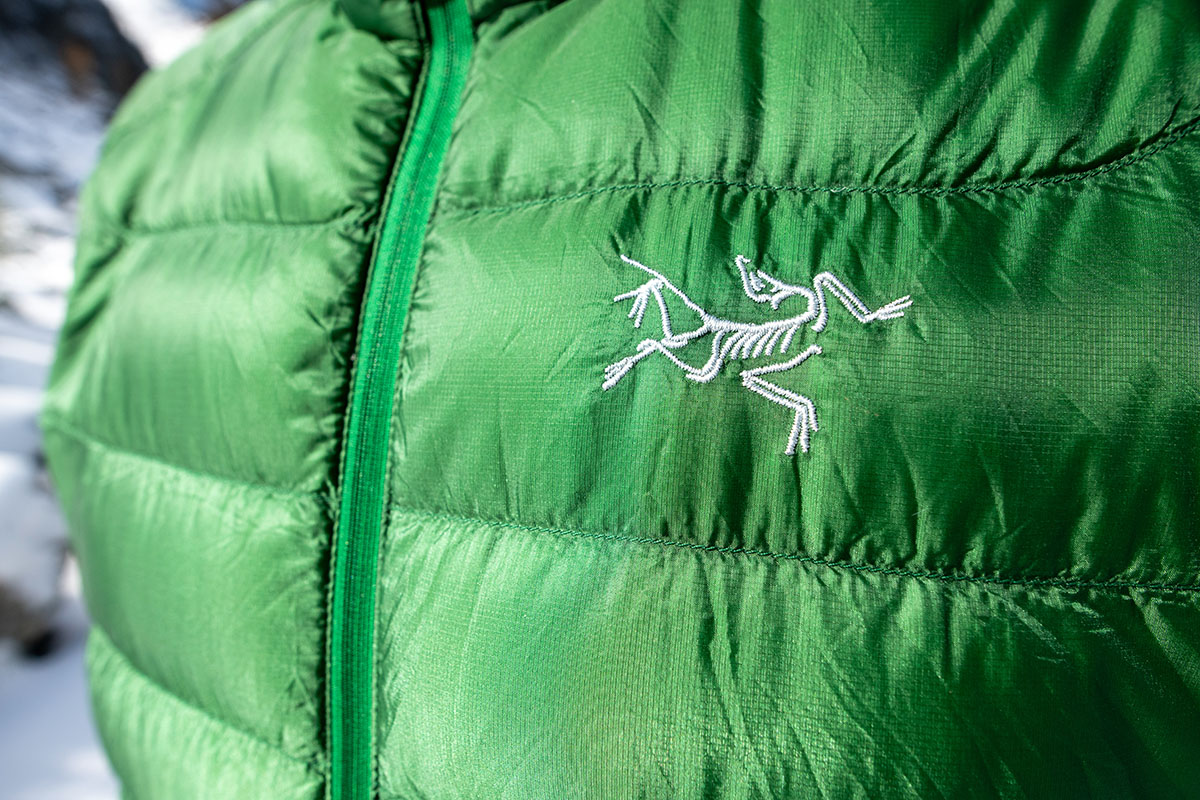 Arc'teryx Cerium LT Hoody (close up)